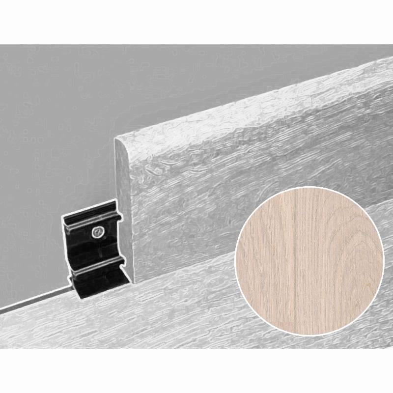 Plinthe assortie moderne 69 mm pour parquet