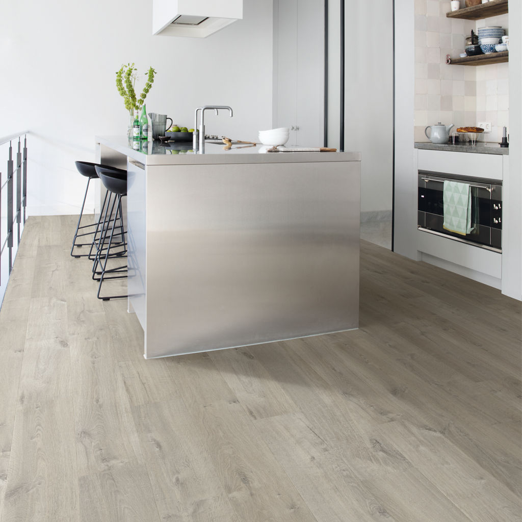 Stratifié Chêne tendre gris IM3558 - Quick-Step