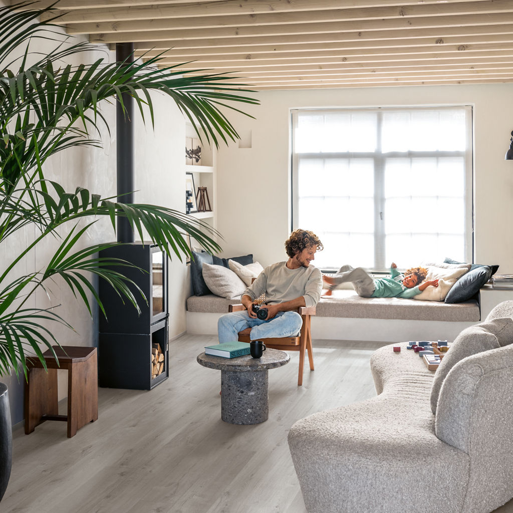 Vinyle Chêne coton gris AVMPU40201 - Quick-Step
