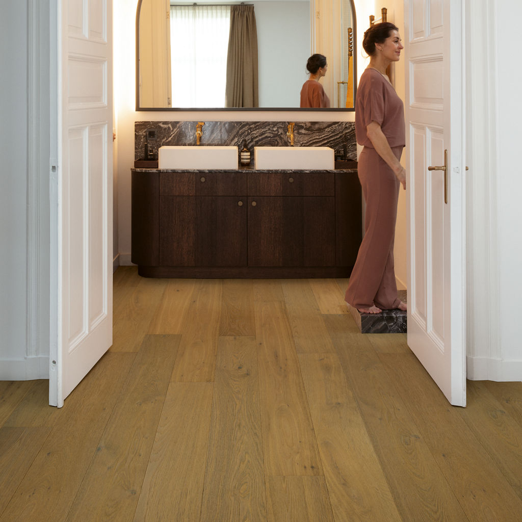 Parquet Chêne cappuccino blanc extra mat CASC6033 - Quick-Step – Image 3